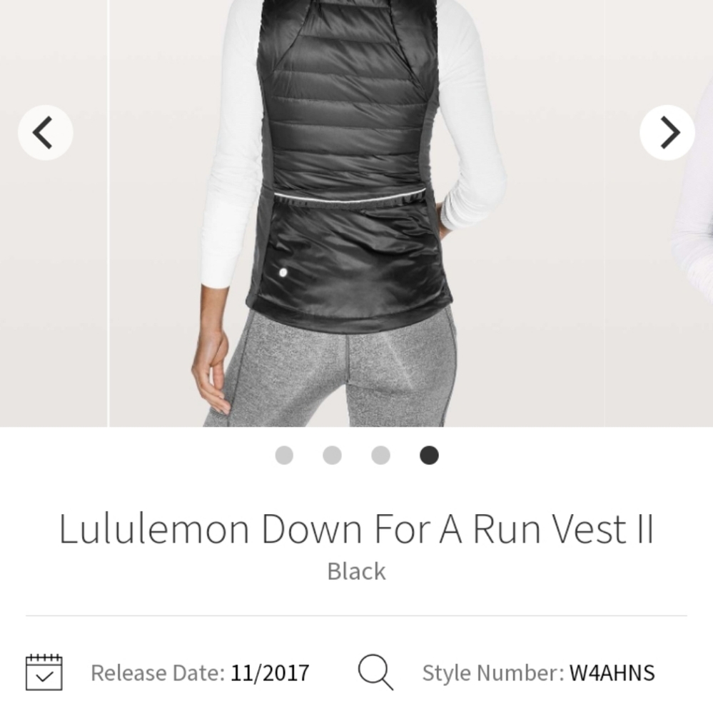 NWT Lululemon Down for a Run Vest II - Picture 5 of 5